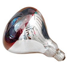Лампа ІКЗК FLASH 250Вт Е27 на половину червона в упаковці оригінал Китай