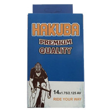 Камера велосипедна 14x1.75/2.125 AV Hakuba 54-254