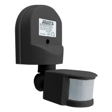 Techno Systems Датчик движения ДР 02 черный 1200Вт 180град 12м IP44