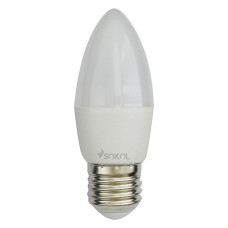 Лампа світлодіодна 220 C37 свічка 6W 4100К Е27
