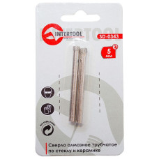 Коронки трубчаті по склу и кераміці Intertool SD-0343 5мм 2шт
