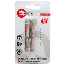 Коронки трубчаті по склу и кераміці Intertool SD-0347 10мм.2шт