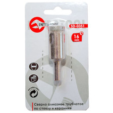 Коронки трубчаті по склу и кераміці Intertool SD-0351 16мм