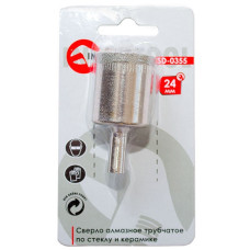 Коронки трубчаті по склу и кераміці Intertool SD-0355 24мм