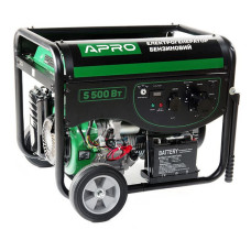 Бензиновий генератор Apro 852108 4-х тактний GG-50Е 5.0/5.5кВт електро запуск