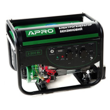 Бензиновий генератор Apro 852105 4-х тактний GG-30Е 3.0/3.2кВт електро запуск