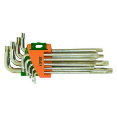 Набір ключів Grad 4022285 TORX 9шт T10-T50мм CrV середні