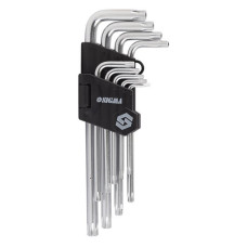 Ключі Sigma 402222 torx 9шт T10-T50мм CrV середні