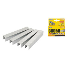 Скоби гартовані MasterTool 41-0308 8мм 1000шт