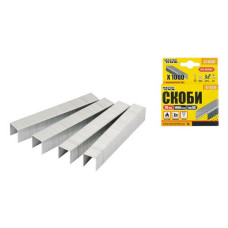 Скоби гартовані MasterTool 41-0310 10мм 1000шт