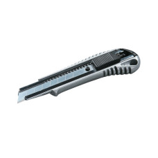 Ніж Mastertool 17-0128 18мм з металевою направляючою кнопковий фіксатор