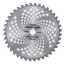 Диск для тримера MasterTool 19-2000 Gagden 255x25.4x40Т з побідитовою напайкою