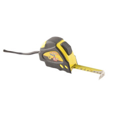 Рулетка MasterTool 61-8025 з магнітами 2 фіксатора 8м x 25мм