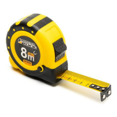 Рулетка MasterTool 64-8025 з магнітами нейлонове покриття 8м x 25мм