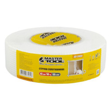 Стрічка склотканева MasterTool 08-9404- В з липким шаром 8x8 45мм x 90м