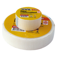 Стрічка склотканева MasterTool 08-9405- В з липким шаром 8x8 45мм x 150м