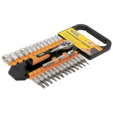 Набір насадок торцевих Mastertool 78-1428 CrV 1/4