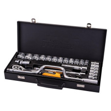 Набір насадок торцевих і ключів Mastertool 78-4125 CrV 1/2