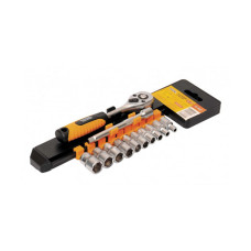 Набір насадок торцевих Mastertool 78-1412 CrV 1/4