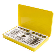 Набір мітчиків і плашок Mastertool 15-1420 М3x0.5 М4x0.7 М5x0.8 М6x1.0 М7x1.0 М8x1.25 М9x1.25 20шт