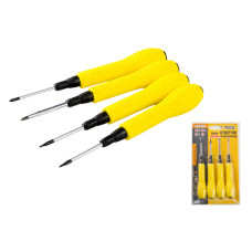 Набір викруток Mastertool 40-0190 Т5/Т6/РН00/Spanner 4шт