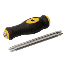Викрутка Mastertool 40-0140 з Т-образною ручкою насадка 130мм PH1-PZ/PH2-SL6