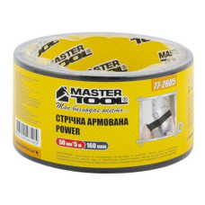 Скотч армований Master-Tool 77-2625 профі 50мм 25м чорний Скотч армований Master-Tool 77-2625 профі 50мм 25м чорний