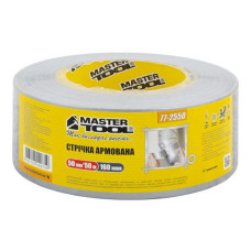 Скотч армований Master-Tool 77-2510 50мм 10м Скотч армований Master-Tool 77-2510 50мм 10м