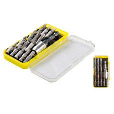 Насадки викруткові MasterTool 40-0382 CrV з тримачем 15шт
