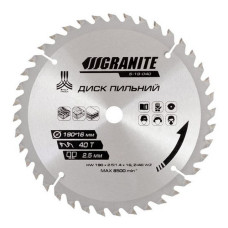 Диск пильний по дереву Granite 5-19-040 190х16х40Т
