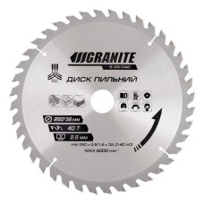 Диск пильний по дереву Granite 5-25-040 250х32х40Т адаптер 32-30 і 32-25.4 Диск пильний по дереву Granite 5-25-040 250х32х40Т адаптер 32-30 і 32-25.4
