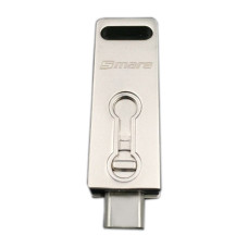 Флешка Smare Mini Flash Disk OTG плюс USB 8GB срібло