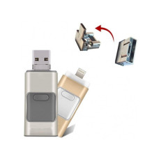 Флешка Smare USB Flash Disk OTG 8GB золото