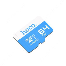 Карта пам'яті Hoco MicroSD Class 10 64GB блакитна