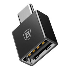 Перехідник Baseus Exquisite Type-C Male to USB Female Adapter Converter чорний