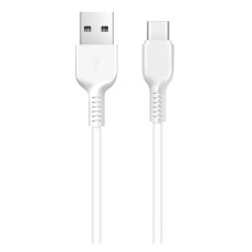 Кабель Hoco X13 Easy charged Type-C 1м білий