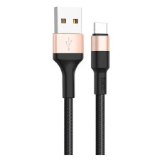 Кабель Hoco X26 Xpress charged USB Type-C 2А 1м золото