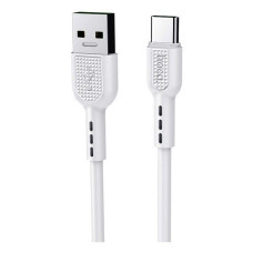 Кабель Hoco X33 Surge USB Type-C 5А 1м білий