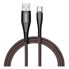 Кабель Joyroom S-M 367 Led USB Type-C 2.4A 1.2м чорний