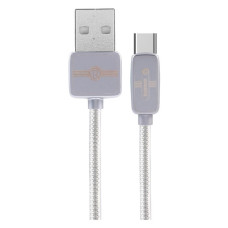 Кабель Remax RC-098a USB Type-C 2.1A 1м сірий Кабель Remax RC-098a USB Type-C 2.1A 1м сірий