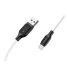 Кабель Tornado Micro USB TX9 2.4A 1м білий Кабель Tornado Micro USB TX9 2.4A 1м білий