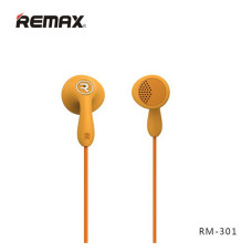 Навушники дротові Remax RM-301 Candy помаранчеві