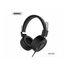Навушники дротові Remax RM-805 Music and Calls чорні