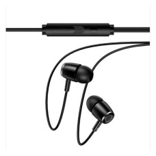 Дротові навушники Usams EP-26 In-ear Metal Earphone чорні Дротові навушники Usams EP-26 In-ear Metal Earphone чорні