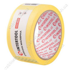 Стрічка малярна Intertool DM-3820 38мм х 20м жовта 6шт