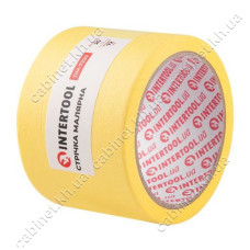 Стрічка малярна Intertool DM-7220 72мм х 20м жовта 2шт