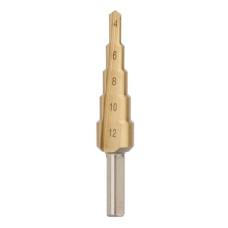 Свердло ступеневе по металу Intertool SD-5812 4-12мм