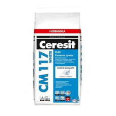 Клей для плитки і натурального каменю Ceresit CM 117 Flex 5кг