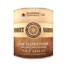 Лак паркетний Днепр-Контакт алкідно-уретановий 0.7кг
