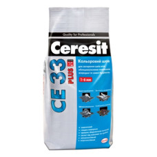 Затирка для швів Ceresit CE33 Plus 140 6мм 2кг ванільний